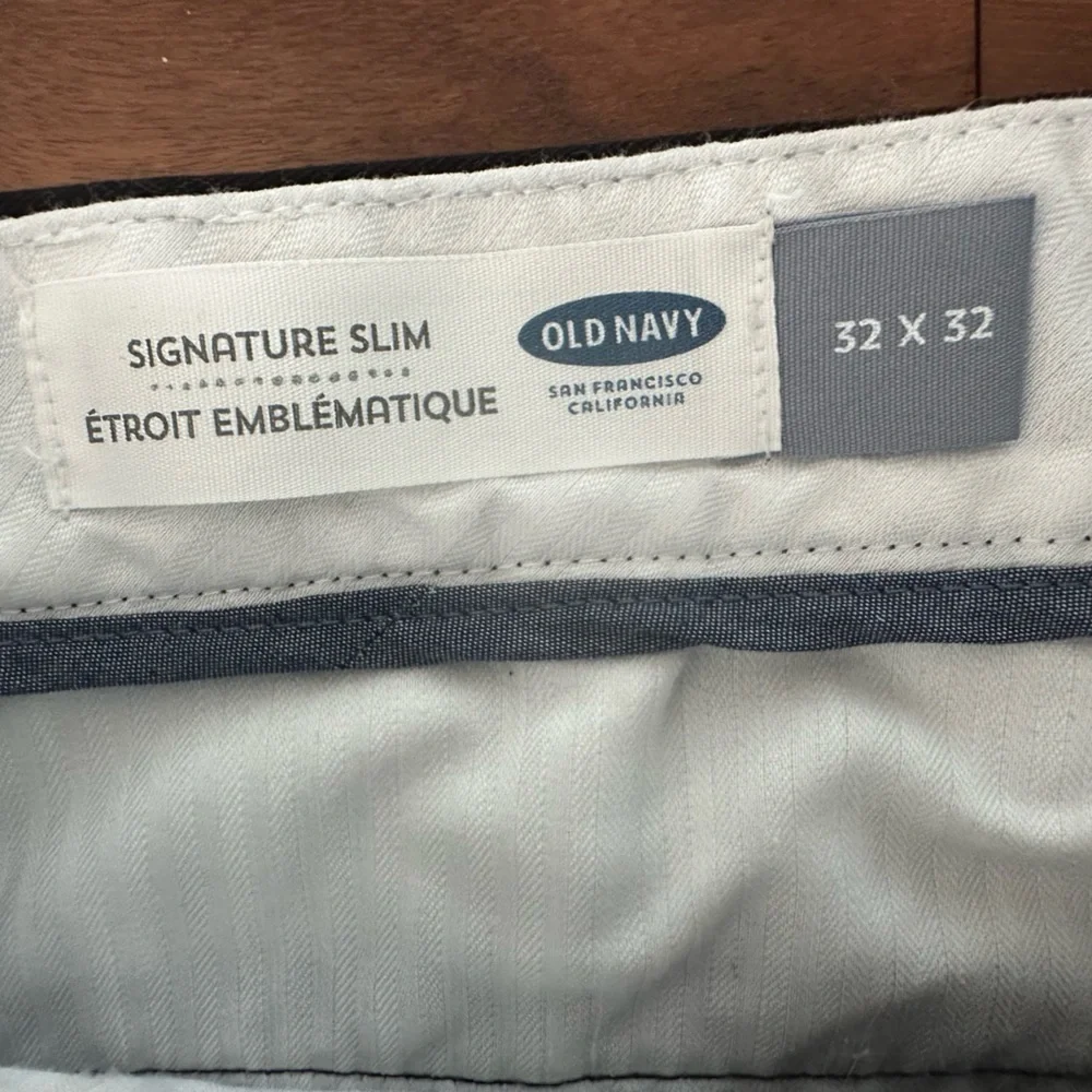 Old Navy Signature Slim Black Pants size 32x32